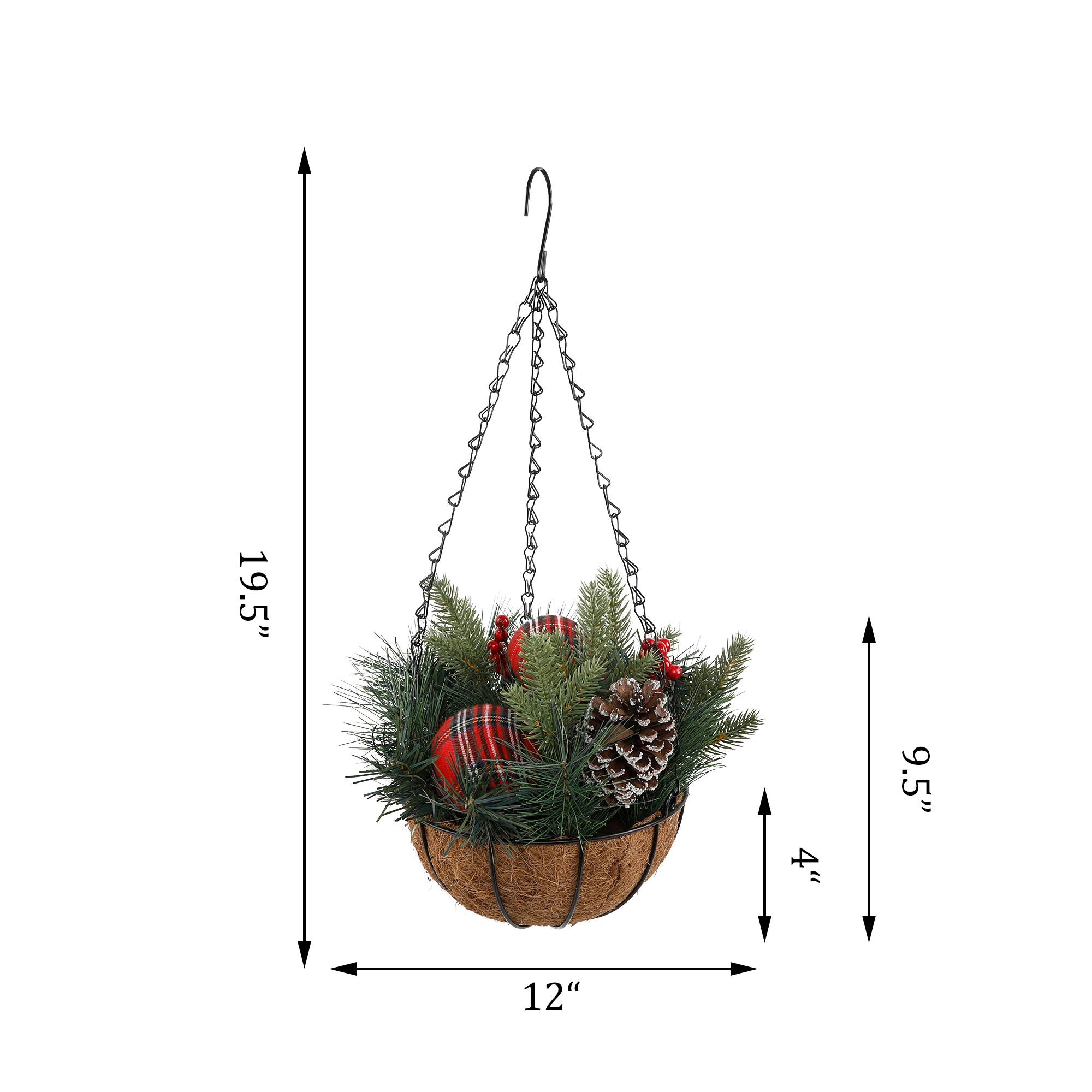 Flora Bunda® 12" Christmas Hanging Basket